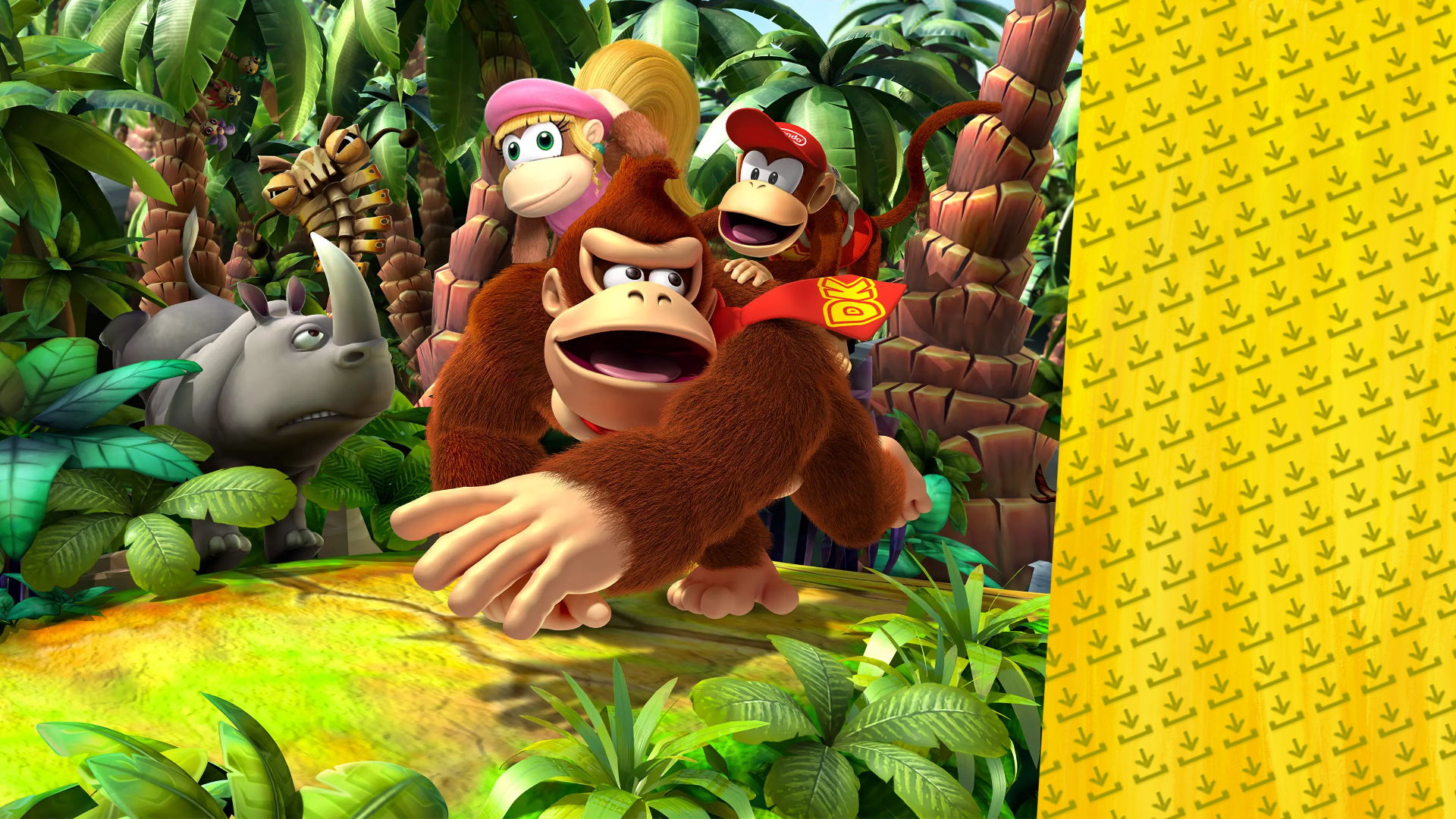 Donkey Kong Country Returns HD adds Dixie Kong to the game and